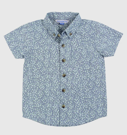 Summertime Fields Button Collar Shirt