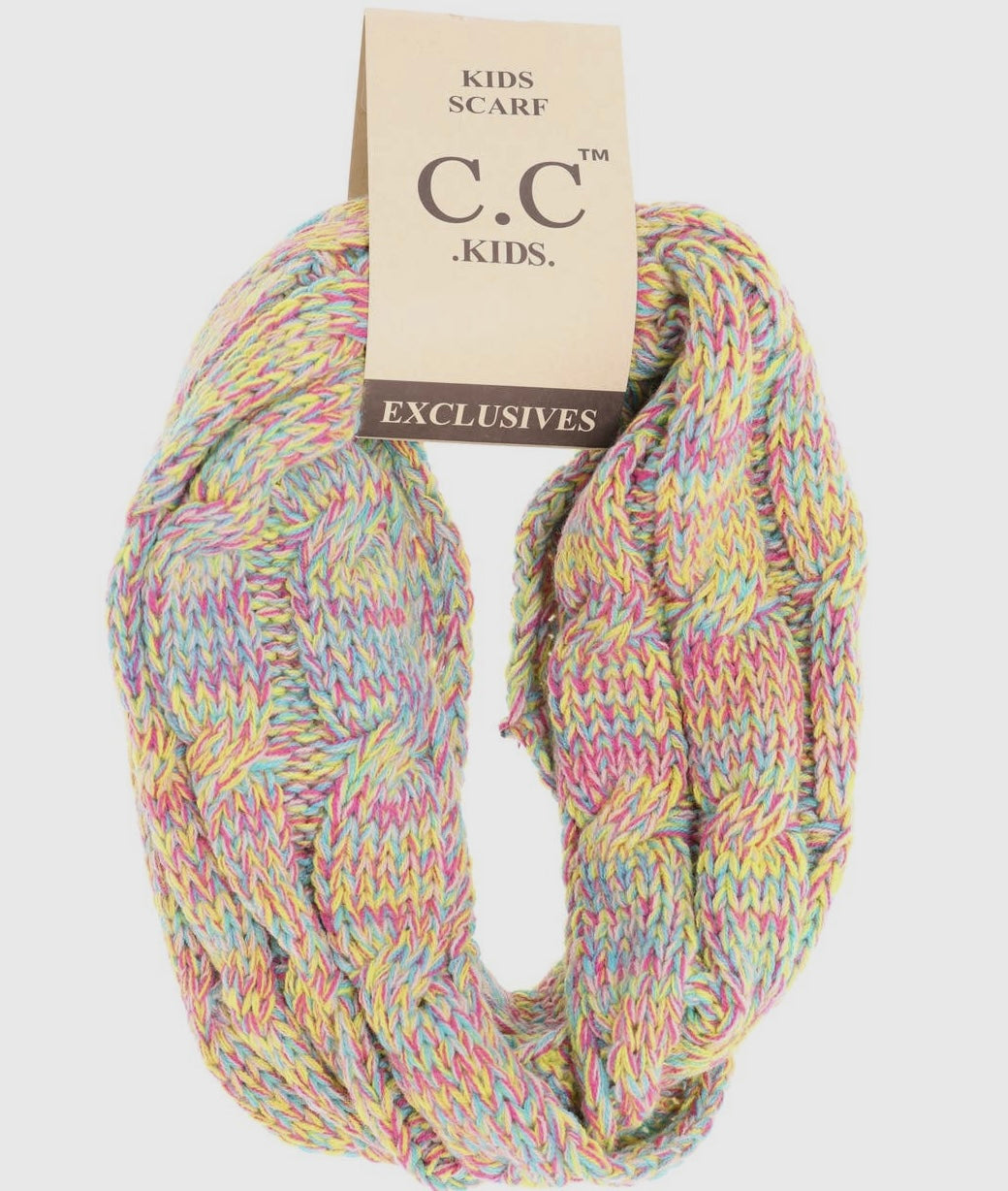 Kids Multi Knit Infinity Scarf (More Colors)