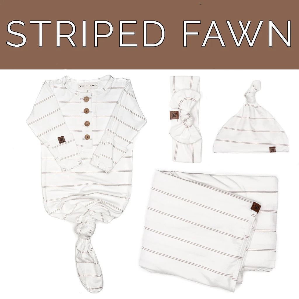 Striped Fawn Newborn Essentials Bundle