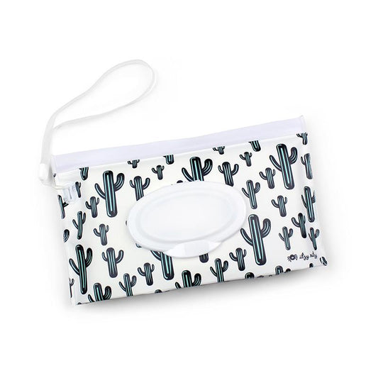 Take & Travel™ Pouch Reusable Wipes Cases - Cactus