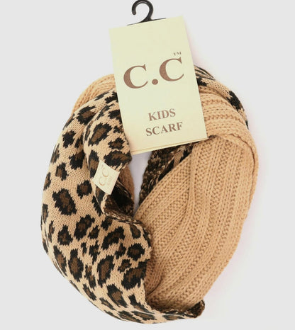 Kids Leopard Infinity Scarf (More Colors)