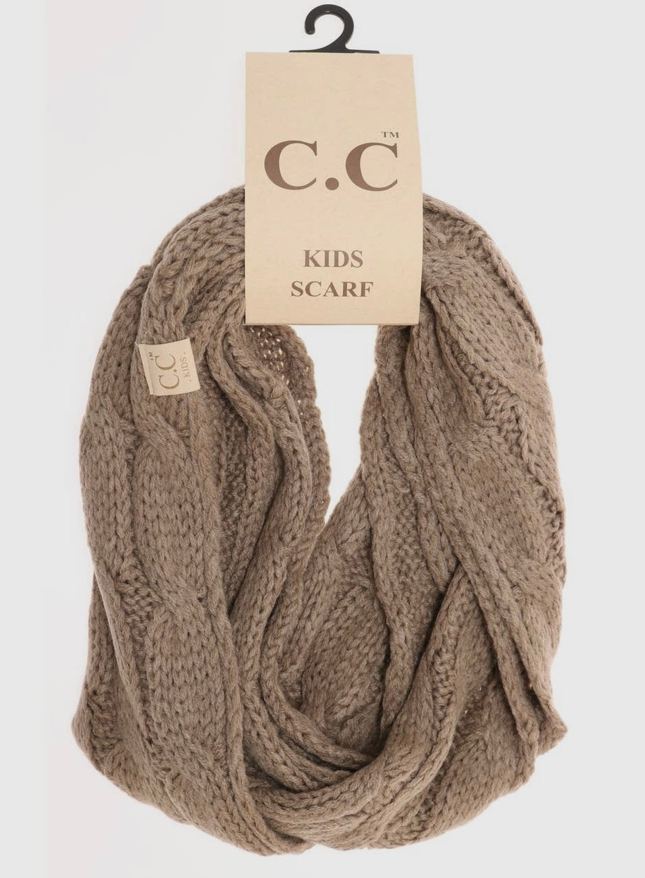CC Solid Knit Infinity Scarf (More Scarf)