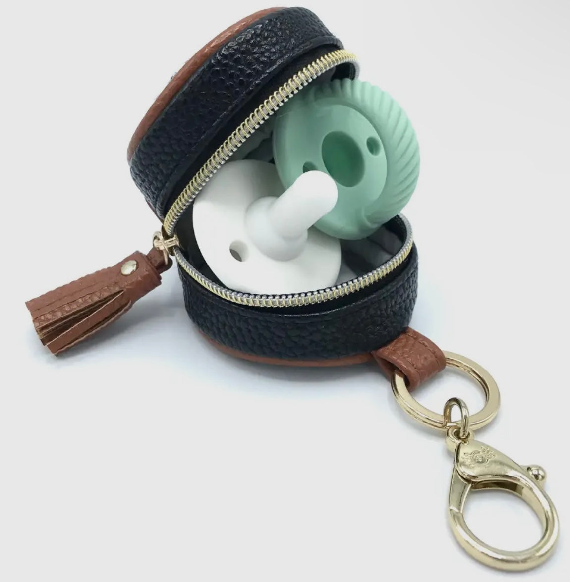 Coffee & Cream Diaper Bag Charm Pod Keychain