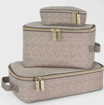 Taupe Pack Like A Boss™ Diaper Bag Packing Cubes