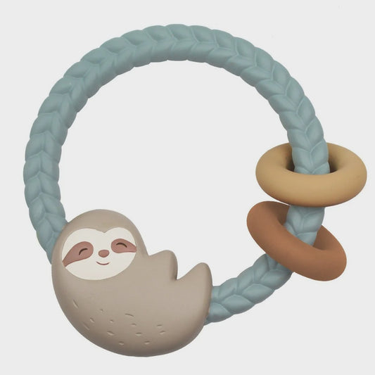 Ritzy Rattle™ Silicone Teether Rattles - Sloth