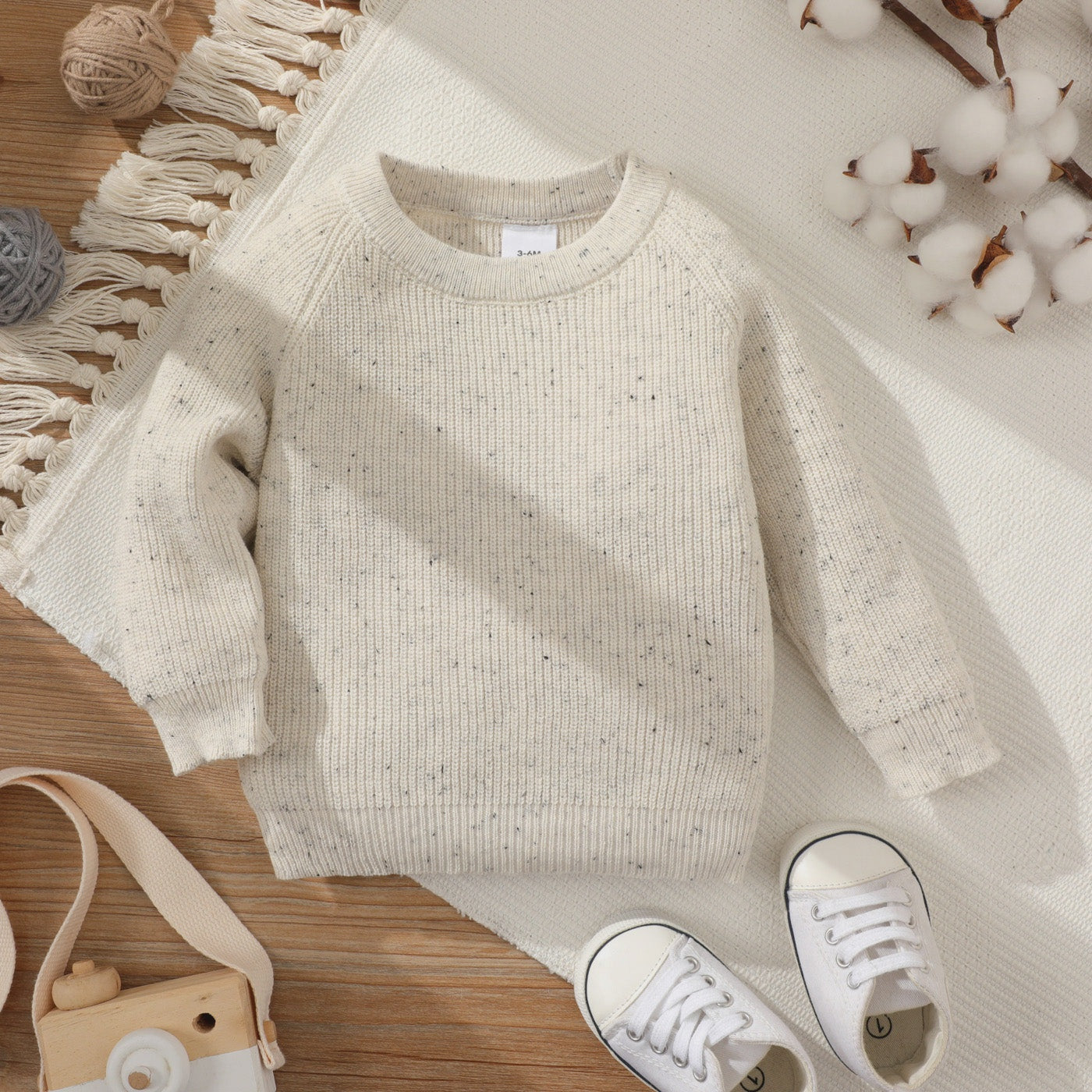Speckled Knitted Sweater