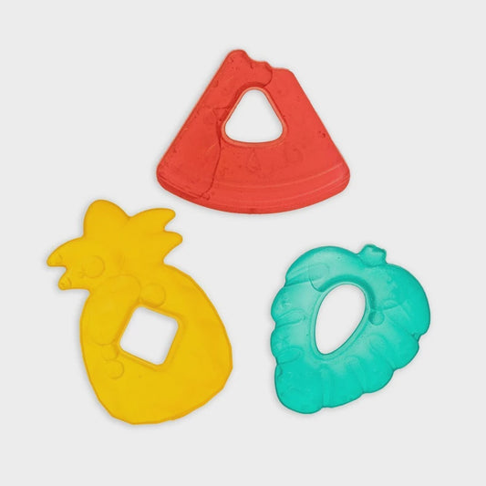 Cutie Coolers™ Water Filled Teethers (3-pack) - Fruit