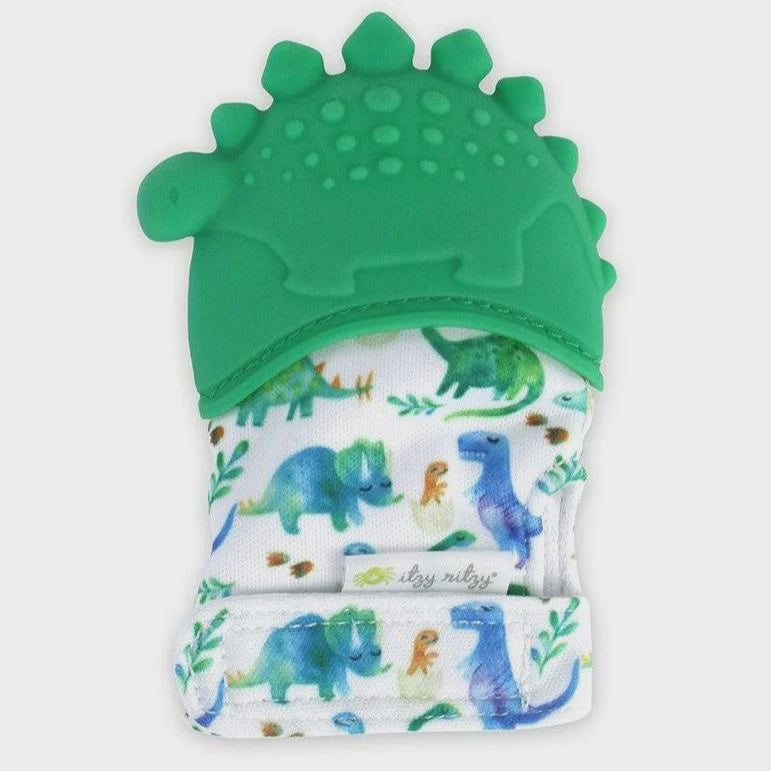 Itzy Mitt™ Silicone Teething Mitts - Dino