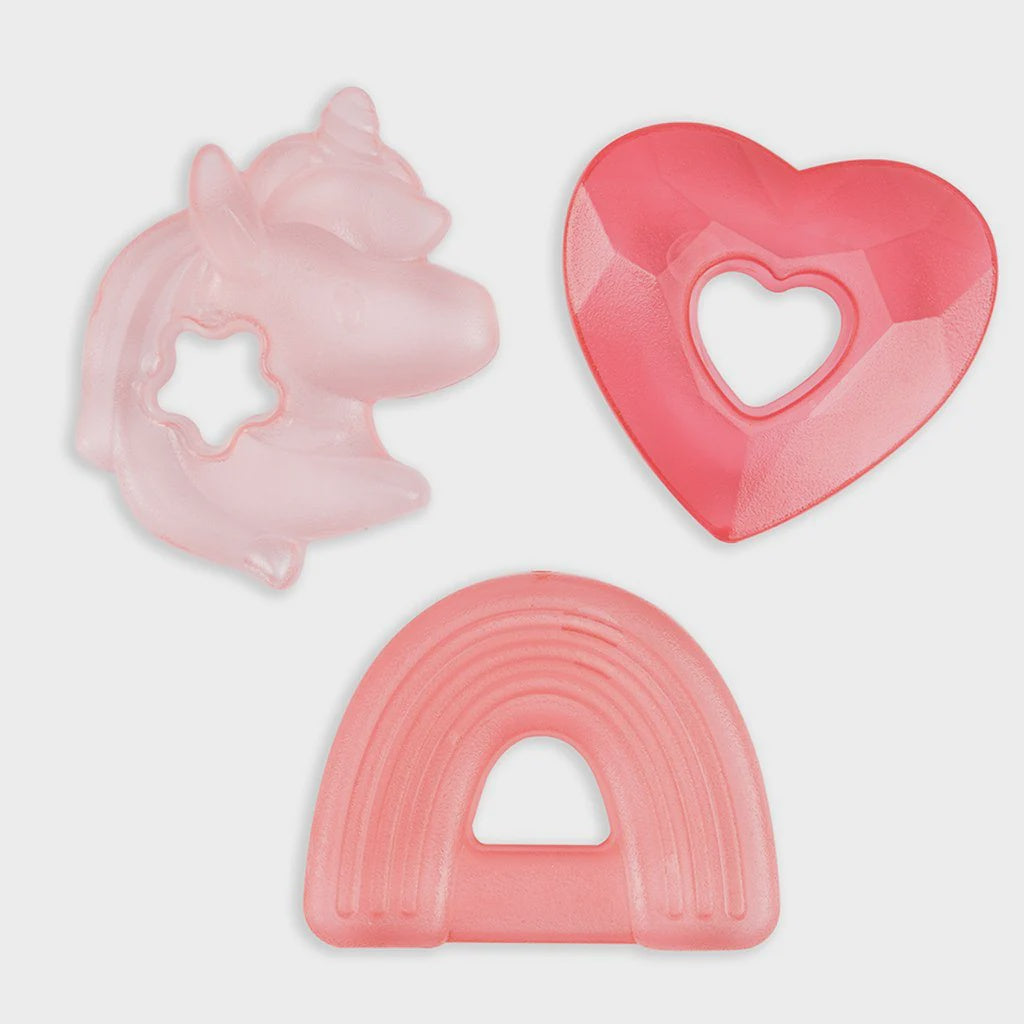 Cutie Coolers™ Water Filled Teethers (3-pack) - Unicorn