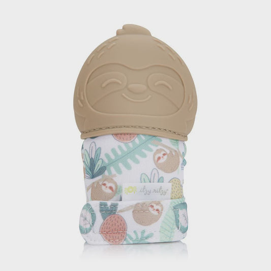 Itzy Mitt™ Silicone Teething Mitts - Sloth